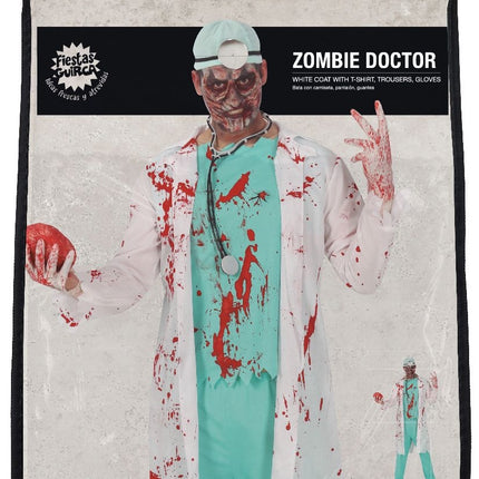 Dottore Zombie Costume Halloween Uomo