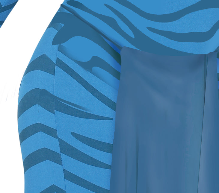 Second Skin Stripes Donna Blu