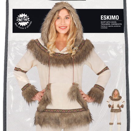 Costume da eschimese bianco