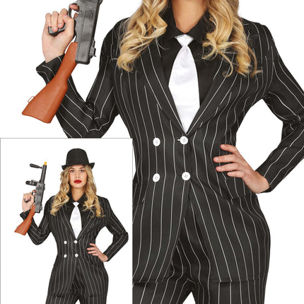 Costume da gangster donna