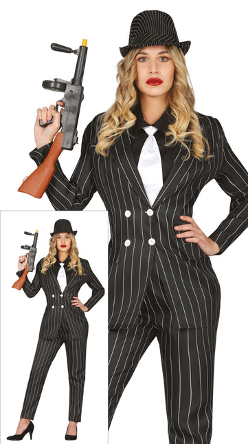 Costume da gangster donna