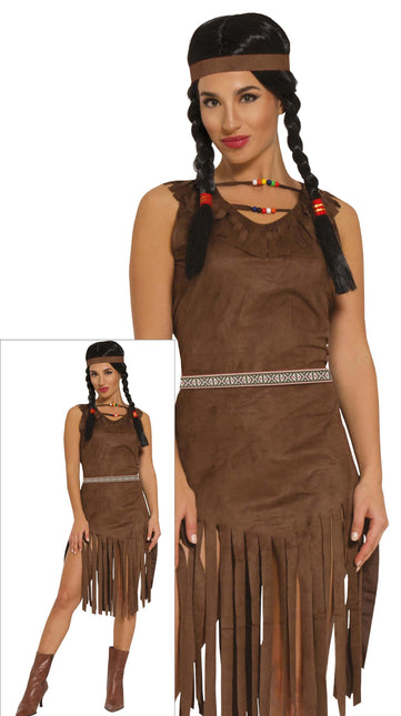 Abito indiano Beige Donna