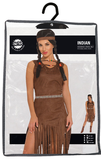 Abito indiano Beige Donna