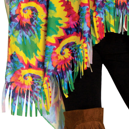 Costume Poncho Hippie M