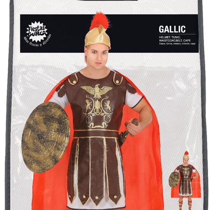 Costume da Gladiatore Uomo Marrone