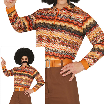 Costume Disco 70S Uomo Colorato