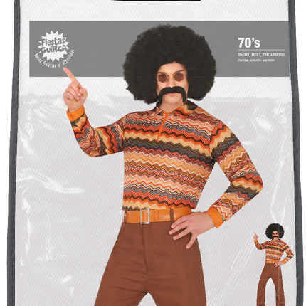 Costume Disco 70S Uomo Colorato