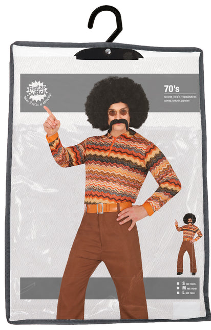 Costume Disco 70S Uomo Colorato