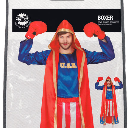 Costume da Boxer Rosso Blu