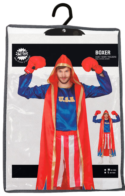 Costume da Boxer Rosso Blu