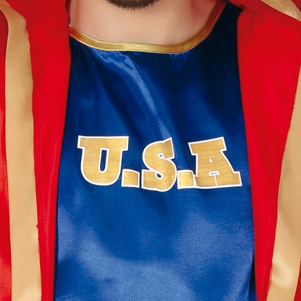 Costume da Boxer Rosso Blu