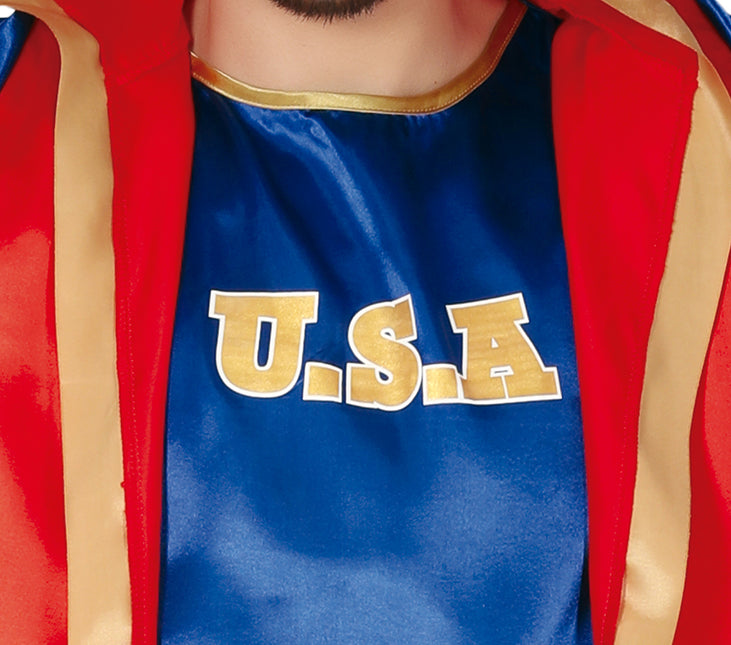 Costume da Boxer Rosso Blu