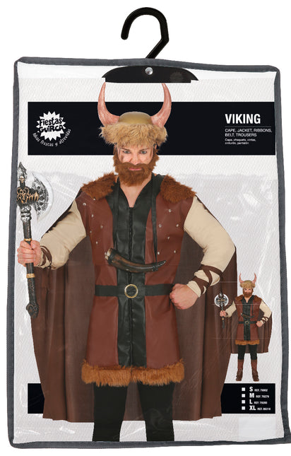 Costume da vichingo uomo marrone