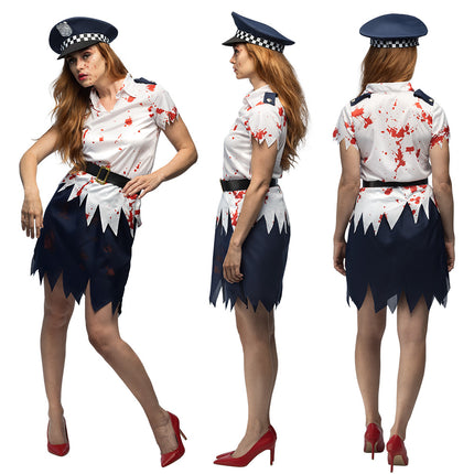 Costume da agente di polizia zombie Mortis