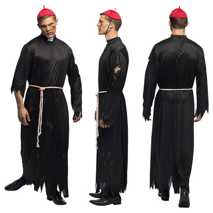 Costume di Halloween da prete per uomo