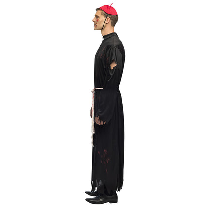 Costume di Halloween da prete per uomo