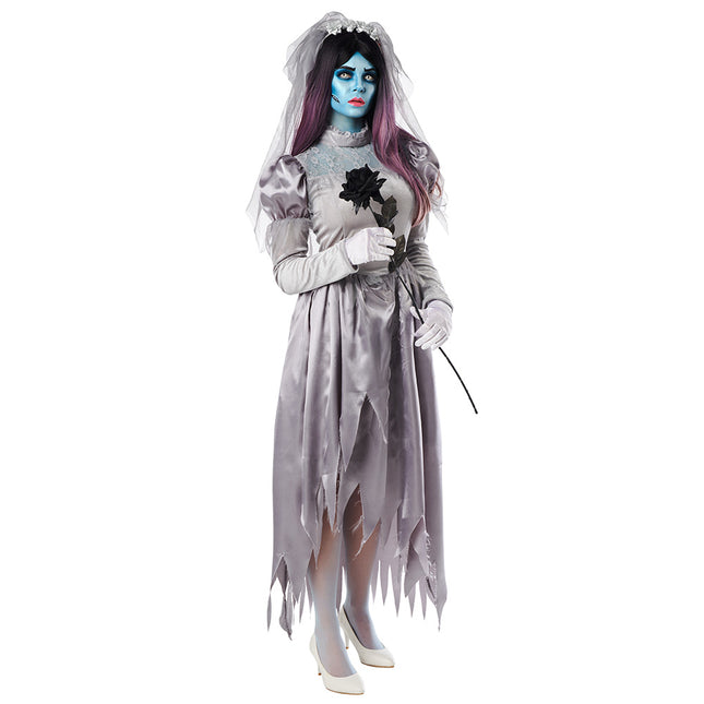 Abito Halloween Donna Sposa Strega