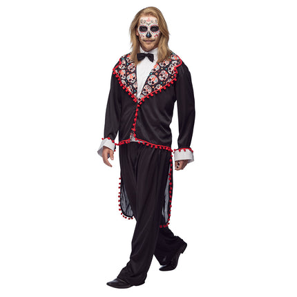 Costume di Halloween da uomo Giorno dei Morti