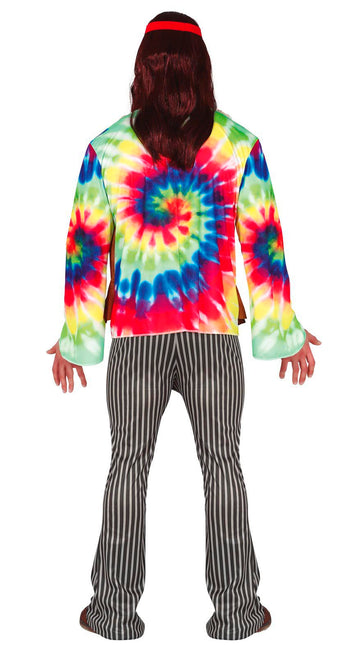 Costume Hippie Uomo Colorato