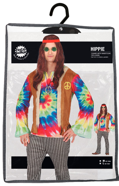 Costume Hippie Uomo Colorato