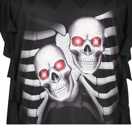 Costume di Halloween Testa di Morte Uomo L