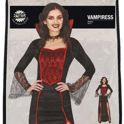 Costume da vampiro per Halloween da donna rosso