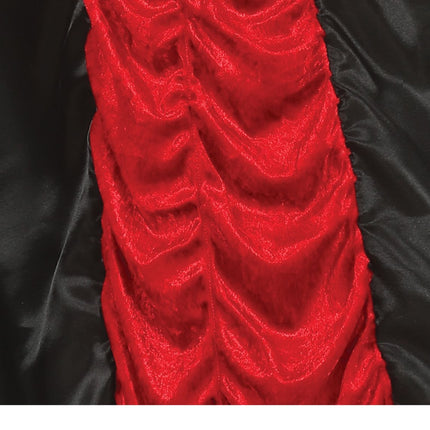 Costume da Vampiro Halloween Donna Rosso Nero