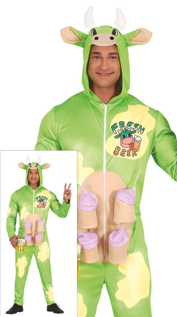 Birra in costume da mucca