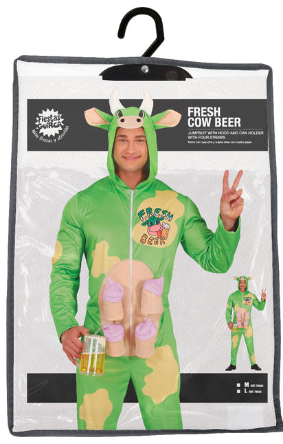 Birra in costume da mucca