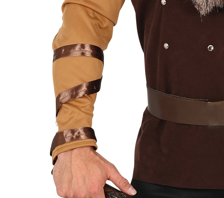 Costume da vichingo uomo marrone
