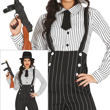 Costume da gangster donna