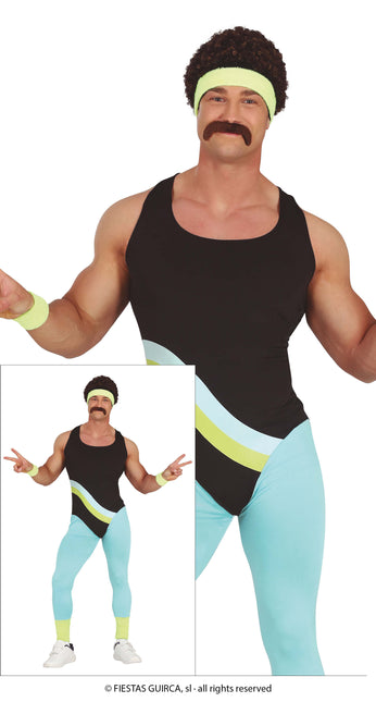 Costume da atleta uomo blu