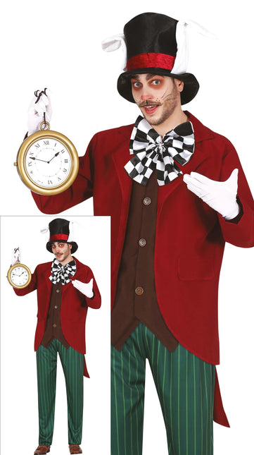Costume da coniglio sempre in tempo Uomo