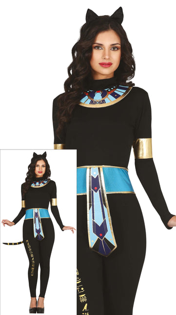 Costume da gatto da donna Egitto M