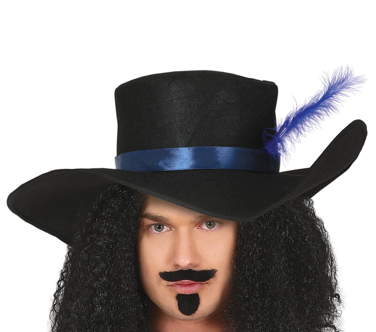 Costume da moschettiere uomo blu
