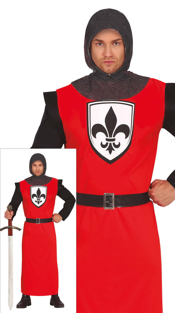 Costume da cavaliere uomo Medioevo