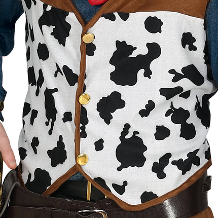 Costume da cowboy uomo marrone