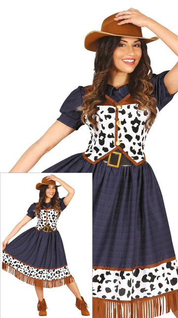 Costume da cowgirl donna 2 pezzi