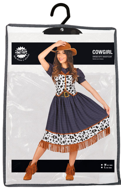 Costume da cowgirl donna 2 pezzi
