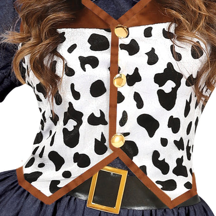 Costume da cowgirl donna 2 pezzi