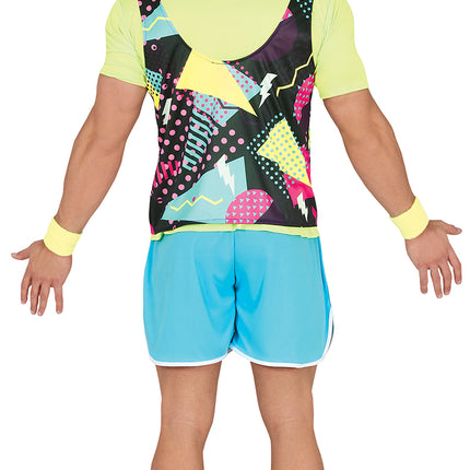 Costume da atleta uomo colorato
