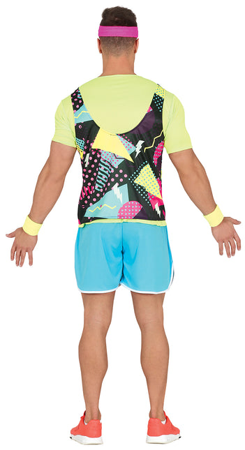 Costume da atleta uomo colorato