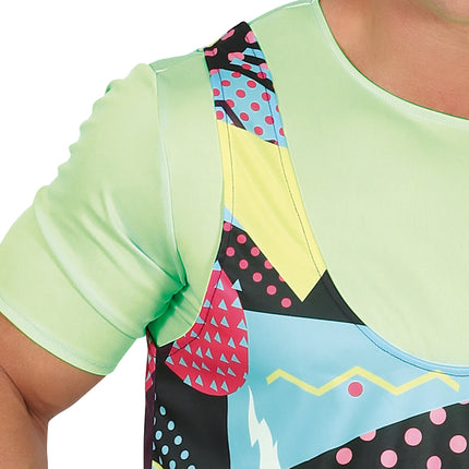 Costume da atleta uomo colorato