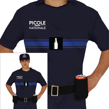 Costume da poliziotto uomo nazionale