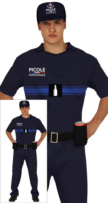 Costume da poliziotto uomo nazionale