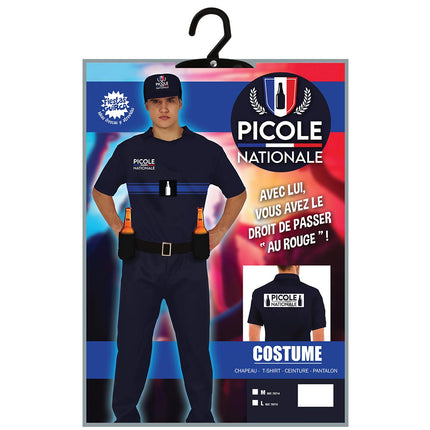 Costume da poliziotto uomo nazionale