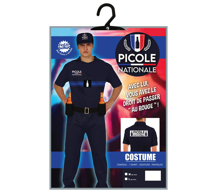 Costume da poliziotto uomo nazionale