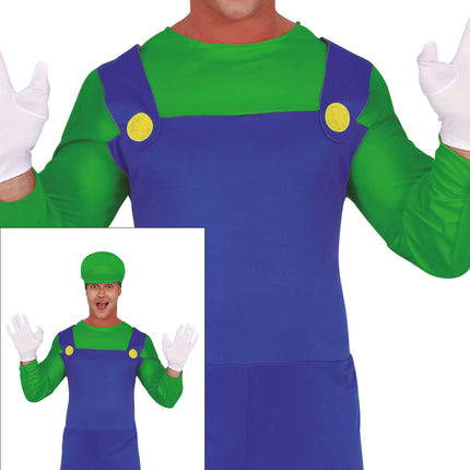 Costume Super Mario da uomo Luigi