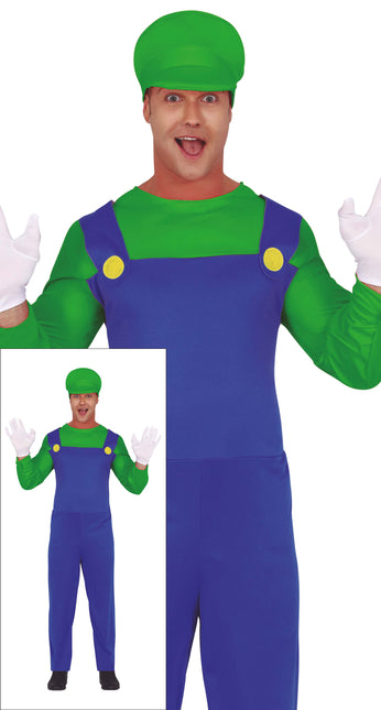 Costume Super Mario da uomo Luigi