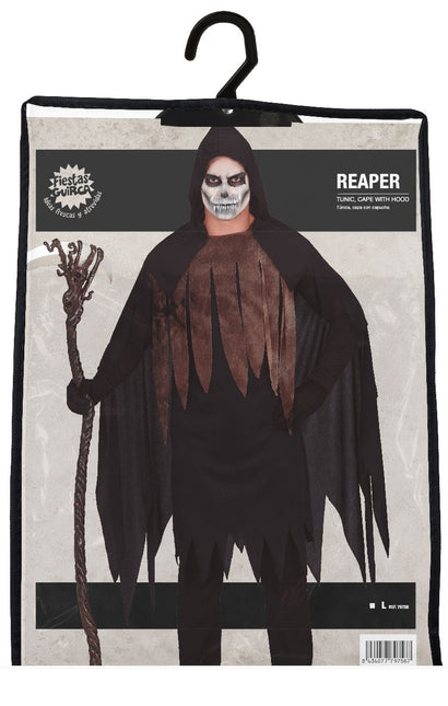 Costume da Killer Halloween Uomo Nero L